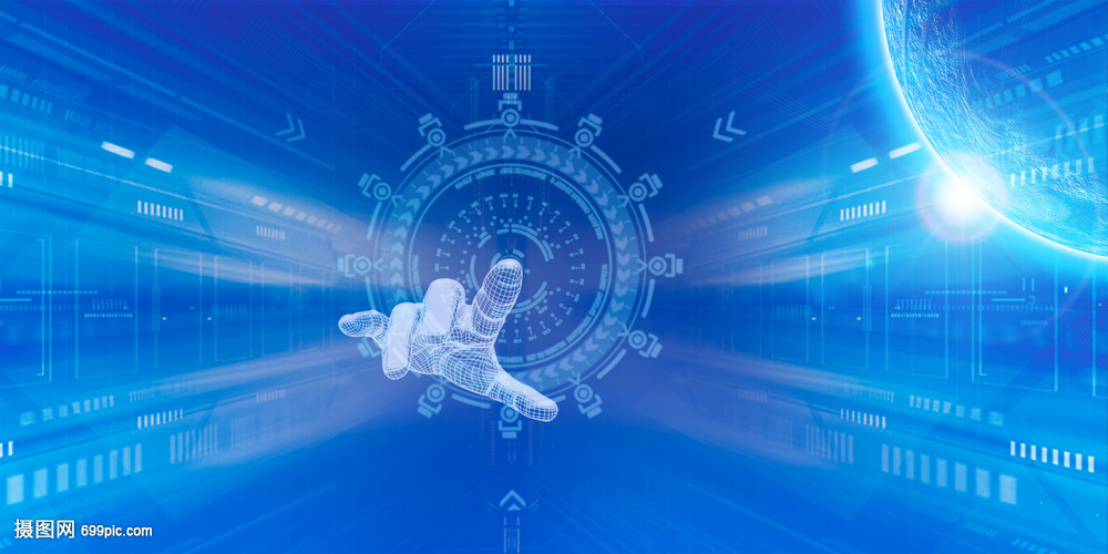 科技banner素材背景海报